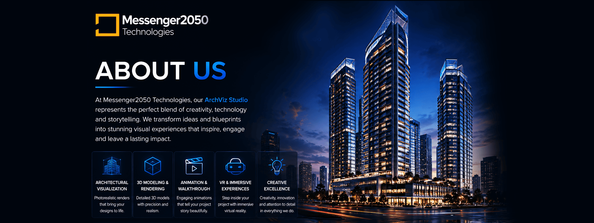 About Messenger2050 ArchViz