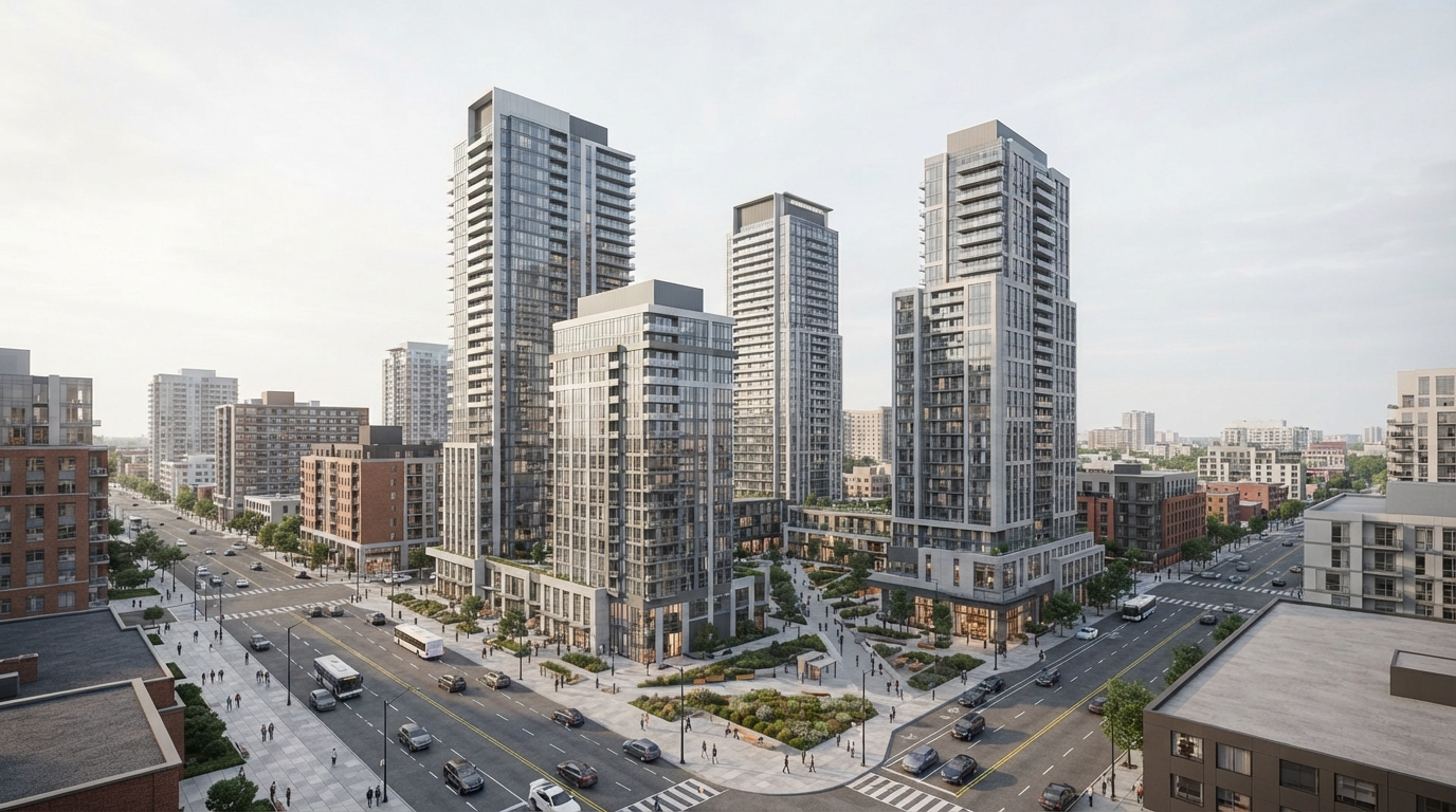 High-rise tower - marketing view