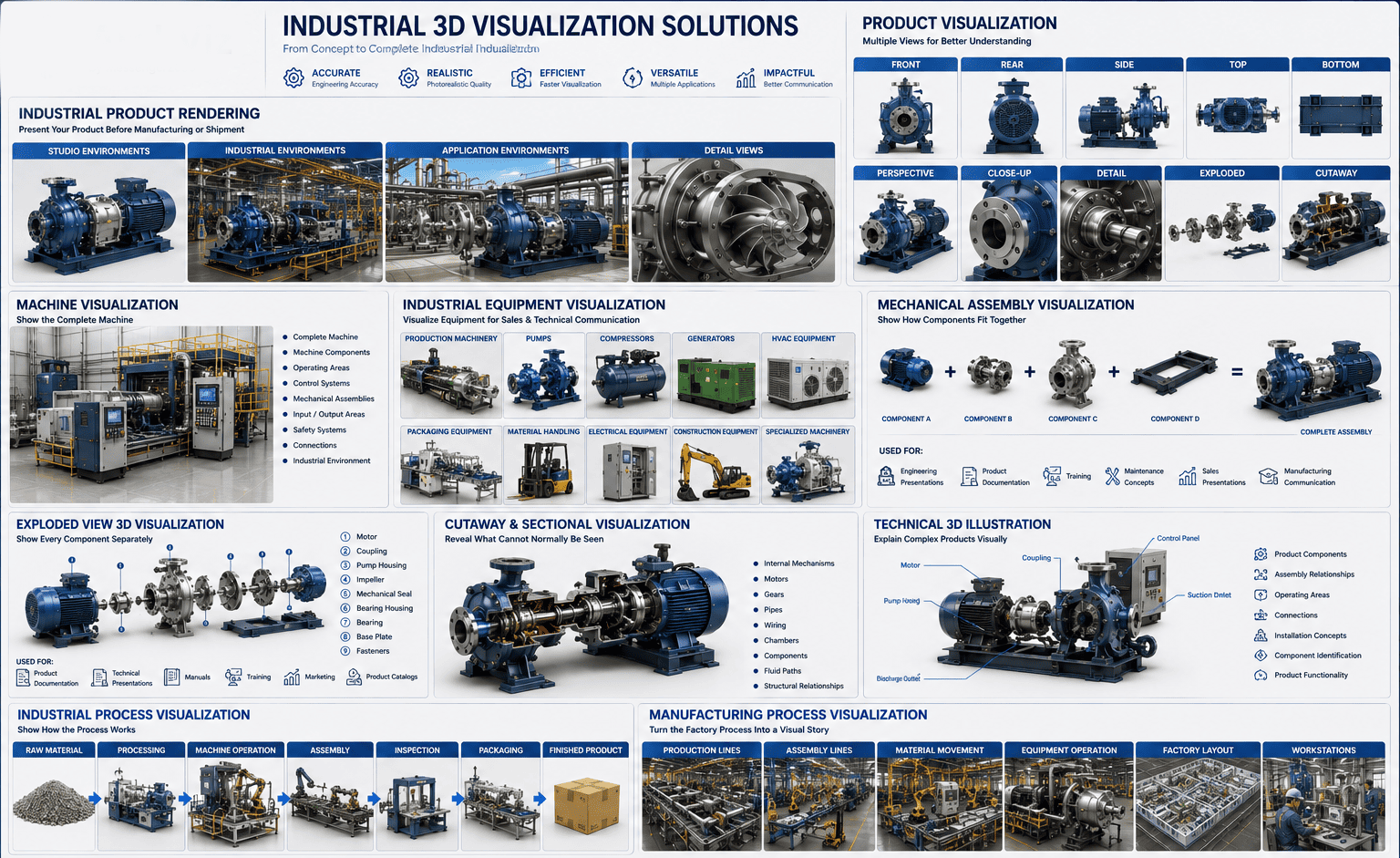 Industrial & Product 3D visual