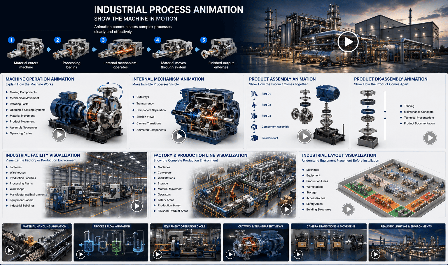 Industrial & Product 3D visual