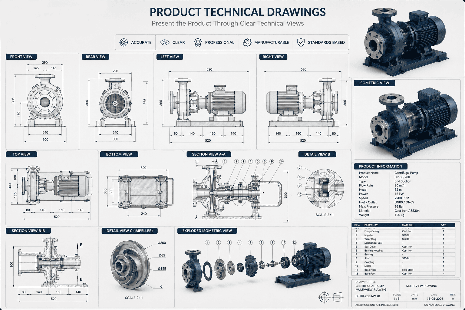 Technical Drawings & Datasheets visual